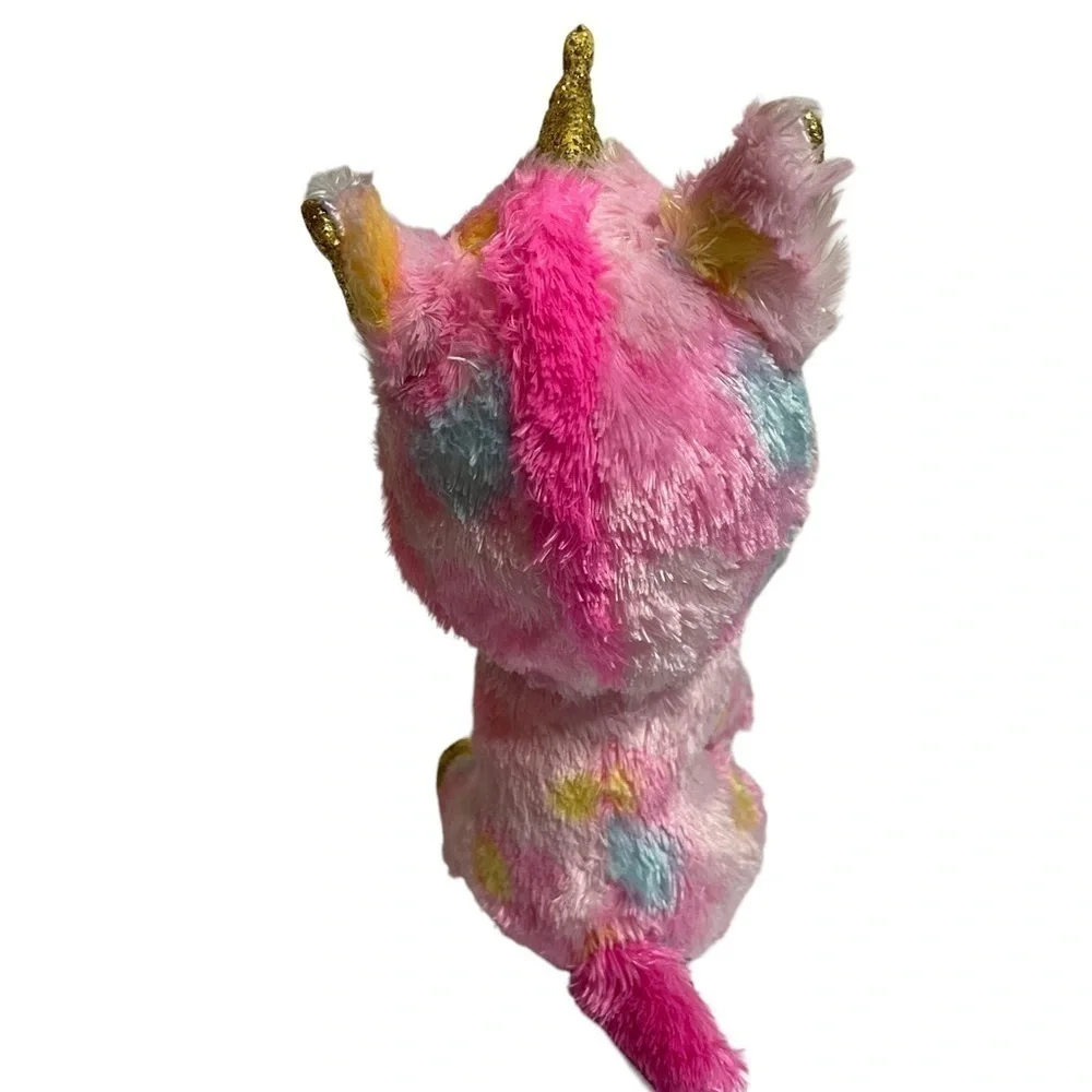 Ty Beanie Boos Fantasia Multicolor Unicorn reg stuffed animal plush